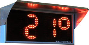 часы электронные уличные Электроника 7-2130С-4Т
